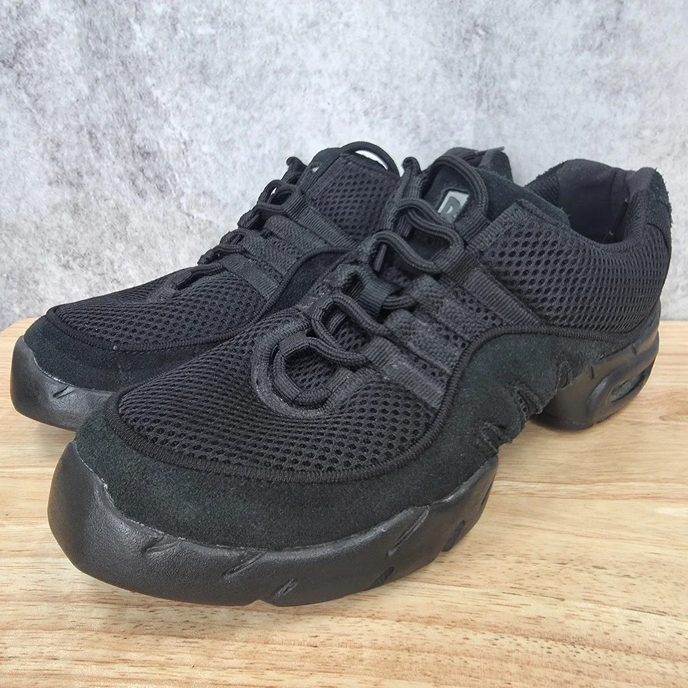 Bloch Boost Mesh Sneakers Womens 12 Black‎ Split Sole Dance Hip Hop Jazz Shoes